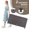 133 Gallon Outdoor Wicker Storage Box with Zippered Liner