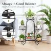 6-Tier Plant Stand with Adjustable Foot Pads