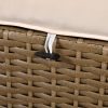 U_Style Customizable Outdoor Patio Furniture Set, Wicker Furniture Sofa Set with Thick Cushions, Suitable for Backyard, Porch.