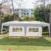 3 x 6m Four Windows Practical Waterproof Folding Tent White